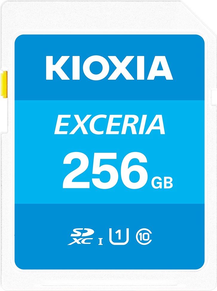 Kartë memorie Kioxia Exceria SDXC, 256GB, Class 10 UHS I U1
