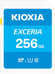 Kartë memorie Kioxia Exceria SDXC, 256GB, Class 10 UHS I U1