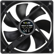 Ventilator kasë GELID Silent 12 PWM FN-PX12-16, 120mm, i zi