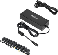 Karikues universal Rebel 120W, 12 19.5V automatik, 11 konektorë, i zi
