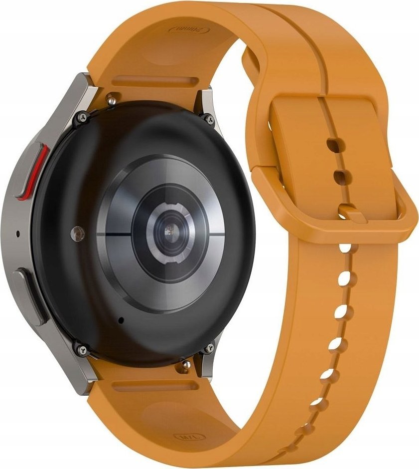 Rrip silikoni për smartwatch Samsung Galaxy Watch 4 5, unisex, i verdhë