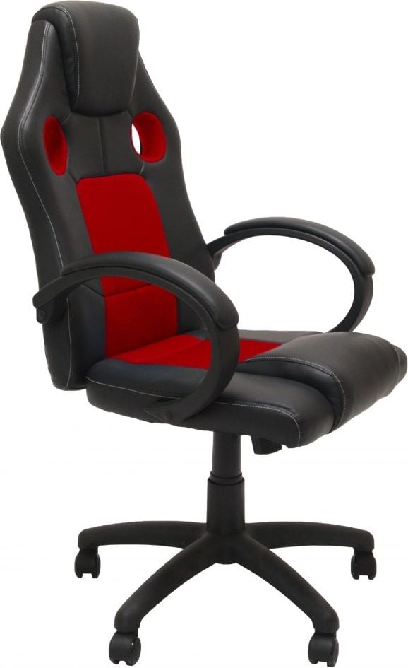 Karrige zyre gaming Topeshop ENZO, ergonomike, e kuqe e zezë