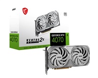 Kartelë grafike MSI VGA NVIDIA GeForce RTX 4070 VENTUS 2X WHITE OC, 12GB GDDR6X