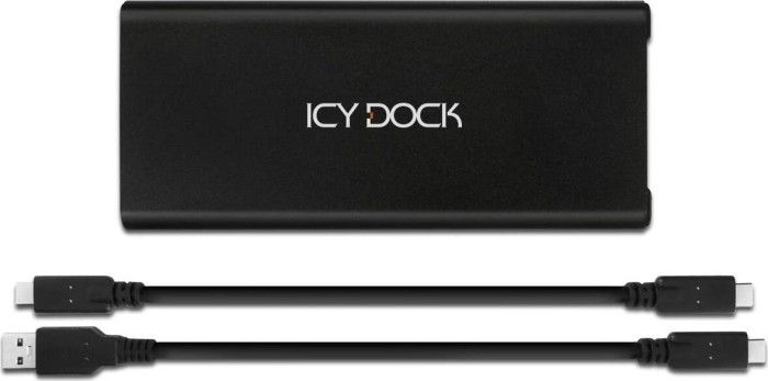 Kuti e jashtme SSD Icy Dock MB861U31-1M2B, M.2 PCIe NVMe, USB-C 3.2 Gen 2, alumini