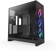 Kasa PC NZXT H9 Flow RGB 2025, mid tower dual chamber, xham i temperuar, e zezë