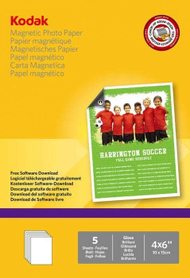 Letër fotografike Kodak Photographic Paper A6, 210 g/m², 5 fletë, me shkëlqim