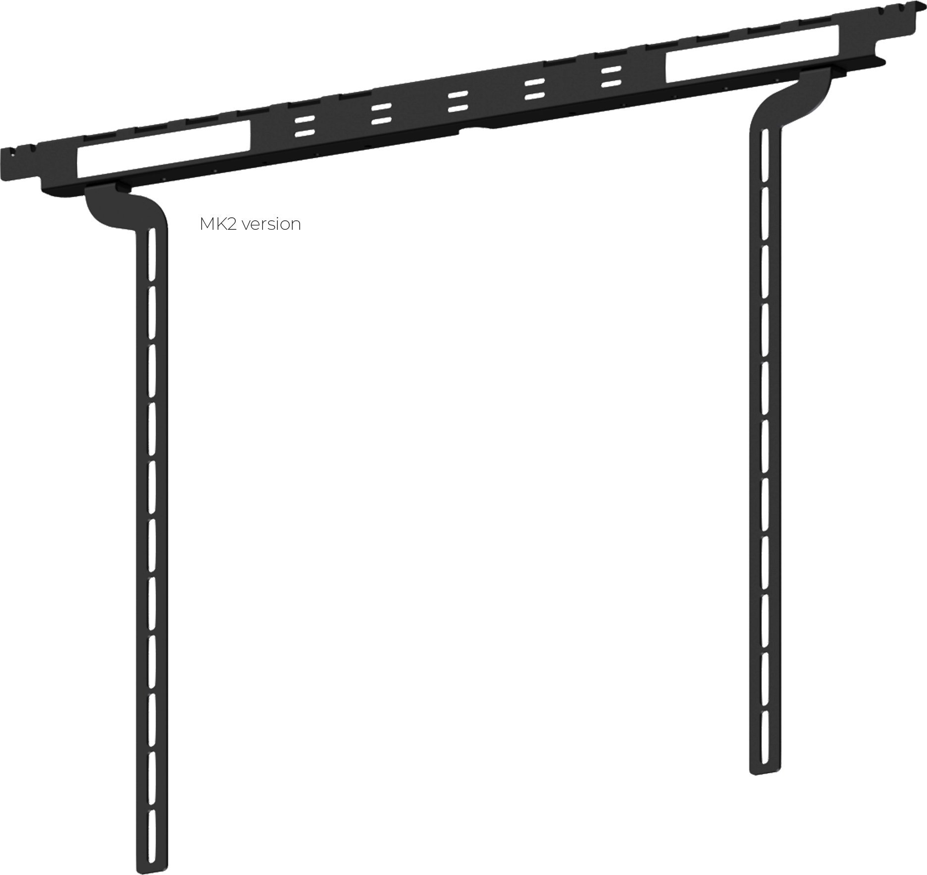 Држач за телевизор за звучна лента Audac MBK440MK2/B, за IMEO2, VESA100 до 800, црн