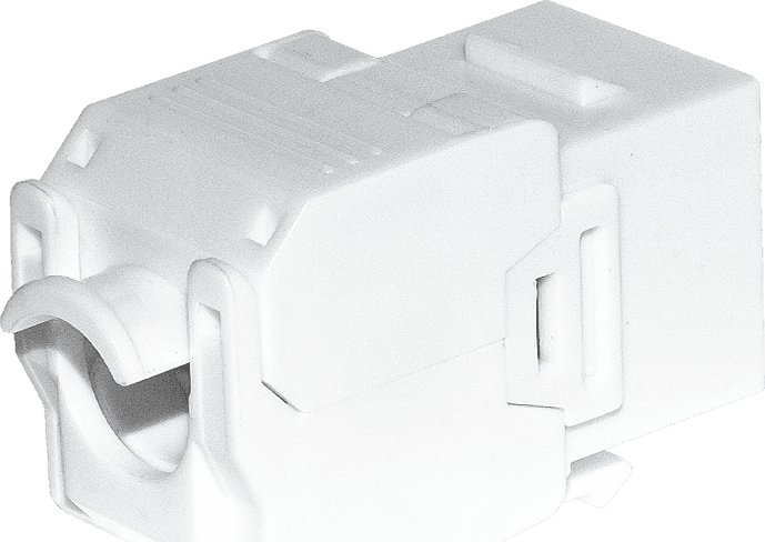 Modul keystone NetRack RJ45 Cat 6 UTP, pa vegla, i bardhë