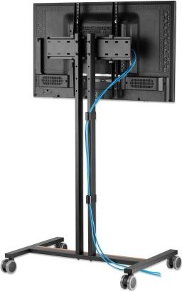 Stendë TV mobile Manhattan, 34"-55", deri 35 kg, e zezë