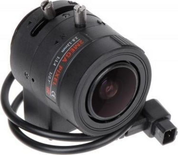 Objektiv sigurie 2.8-12mm Auto Iris CS, F1.4, IR, i zi