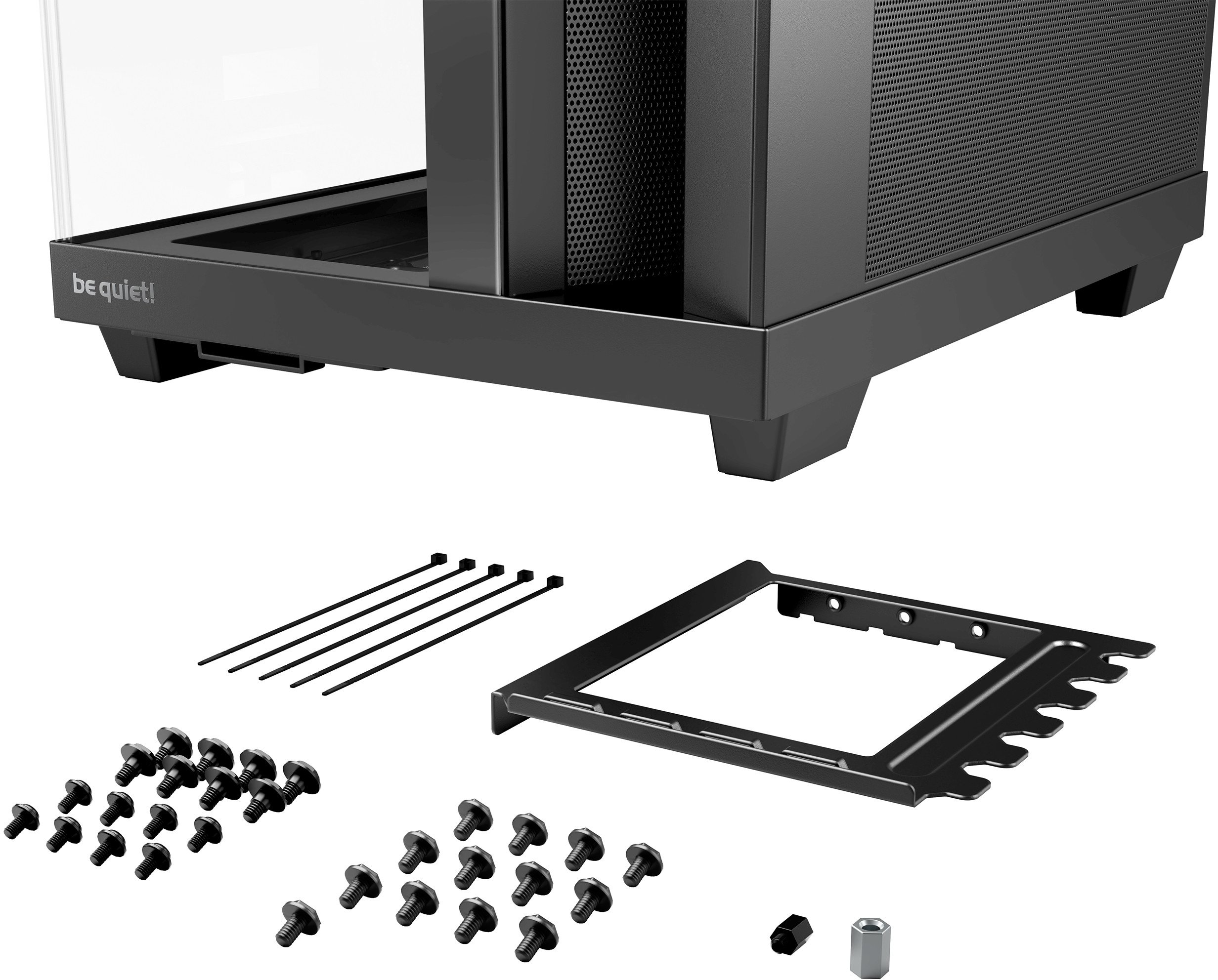 Kуќиште за компјутер Be Quiet Light Base 500, MIDI Tower, ATX, црно