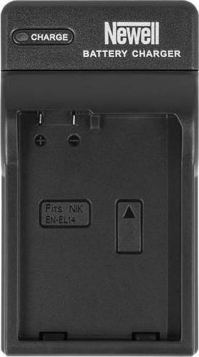Karikues kamera Newell DC-USB, për bateri EN-EL14, portë USB, i zi