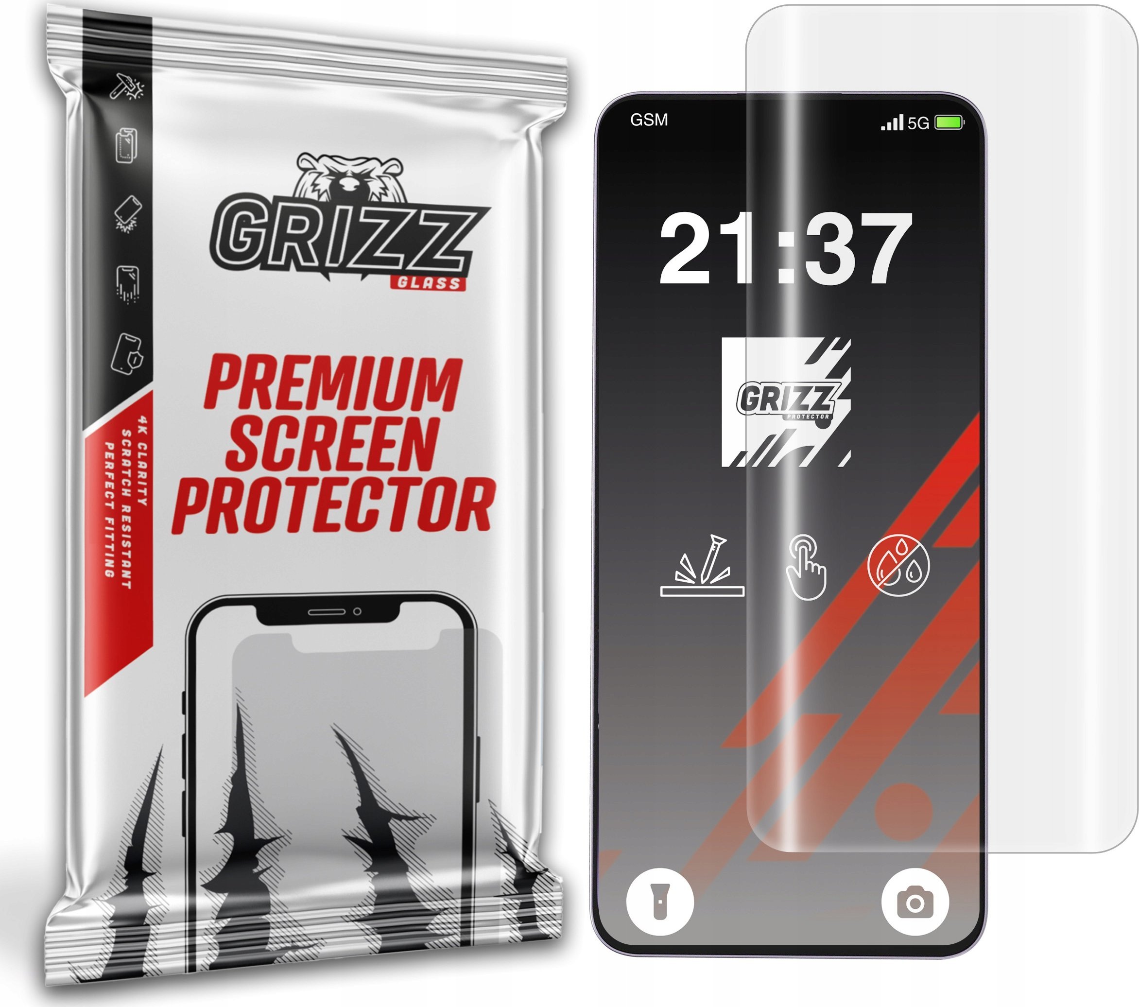 Folie mbrojtëse Hydrogel për Realme Narzo 70 Turbo, për ekran, transparente