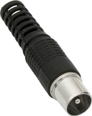 Priza antene të drejta, set 20 copë, të gjata, të zeza