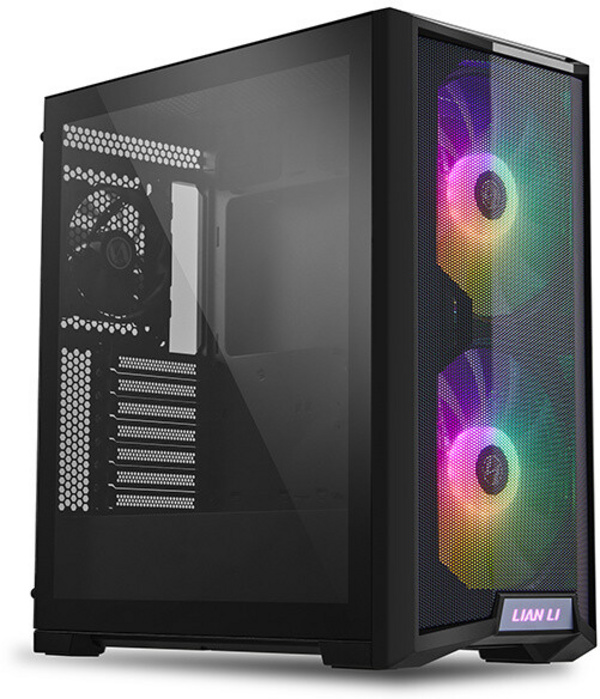 Kasë LIAN-LI LANCOOL 215, Mid Tower - ARGB, Tempered Glass, e zezë