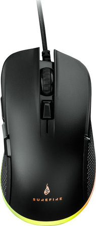 Maus gaming SureFire Buzzard Claw 48836, 7200 DPI, 6 butona, RGB, i zi