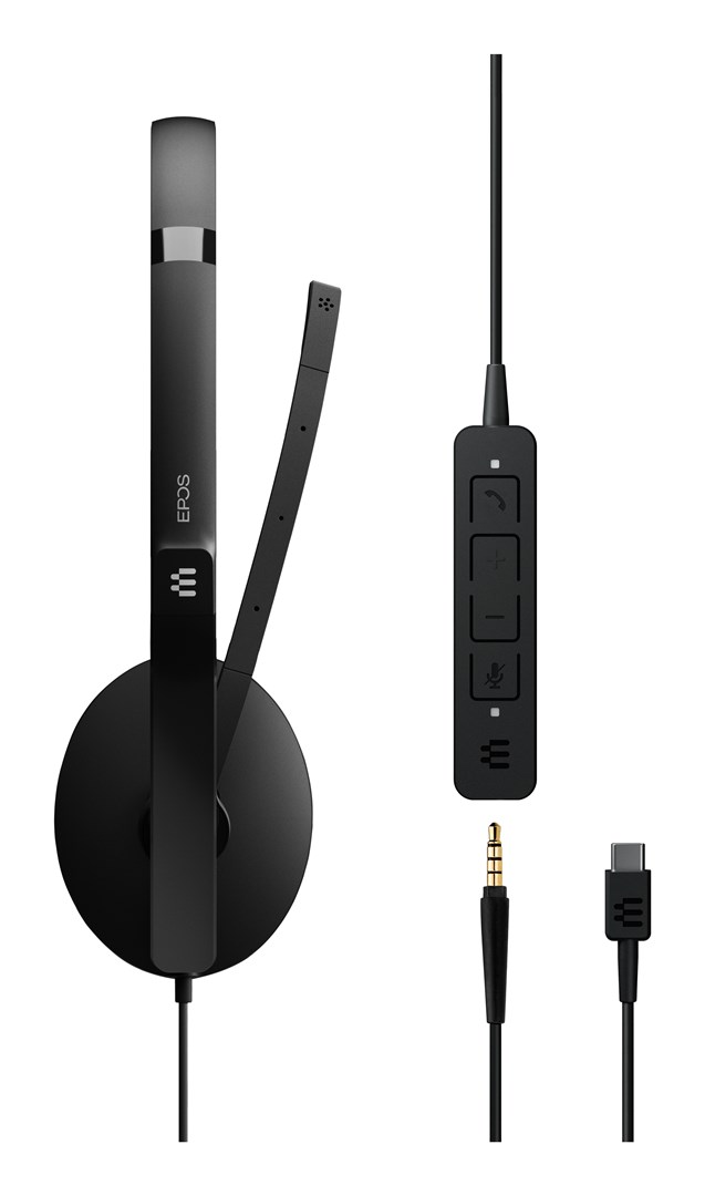 Kufje EPOS Sennheiser ADAPT 165 USB-C II, Stereo, të zeza