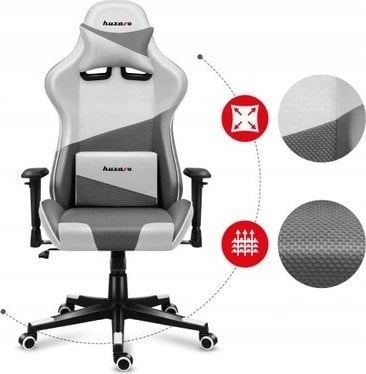 Karrige gaming Huzaro Force 6.2, White Mesh, e bardhë