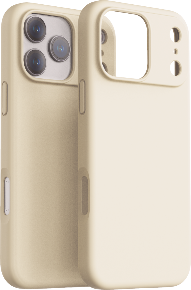 Dviced Silicone MagSafe iPhone 17 Pro Max Case, Beige