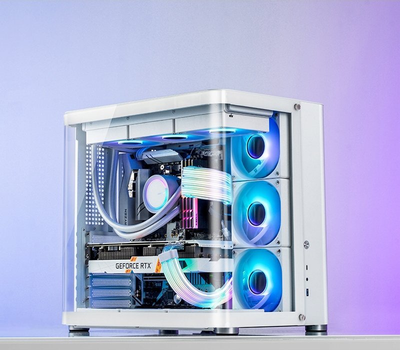 Ventilator kasë Jonsbo SL-120, 120mm, ARGB 5V 3PIN, i bardhë