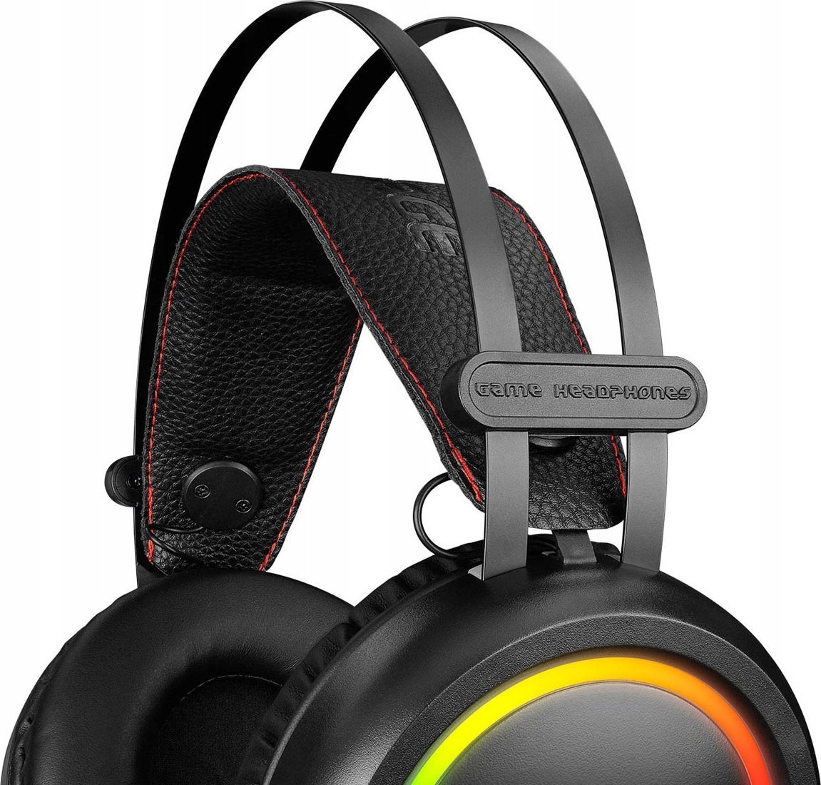 Kufje gaming Rampage STORMY RGB 7.1, me mikrofon, USB, të zeza