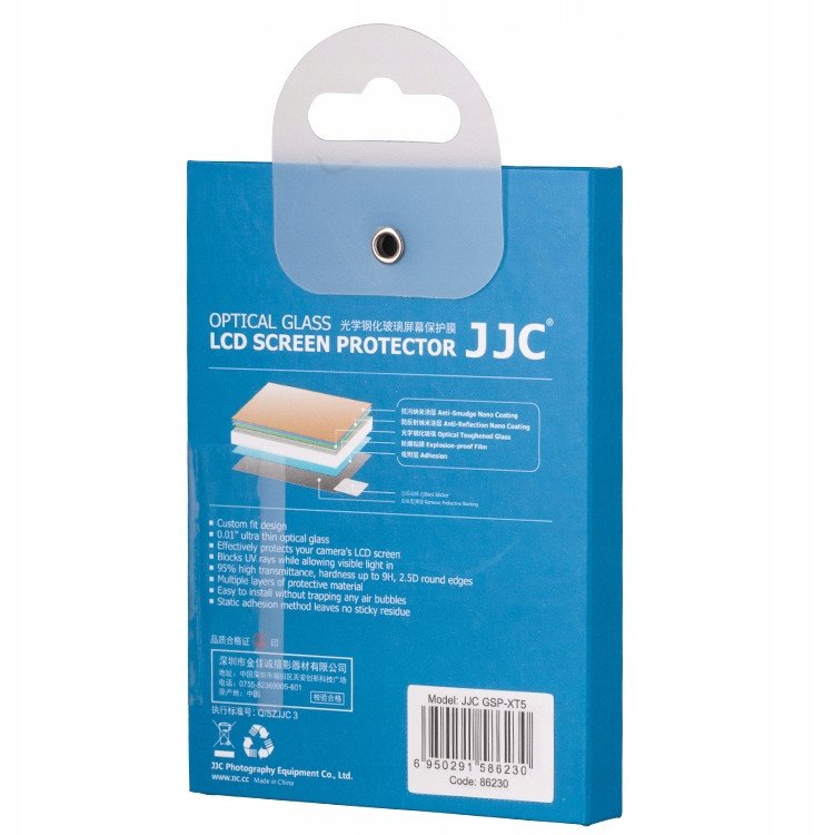 Заштита за екран JJC GSP XT5, оптичка, за камера, транспарентна