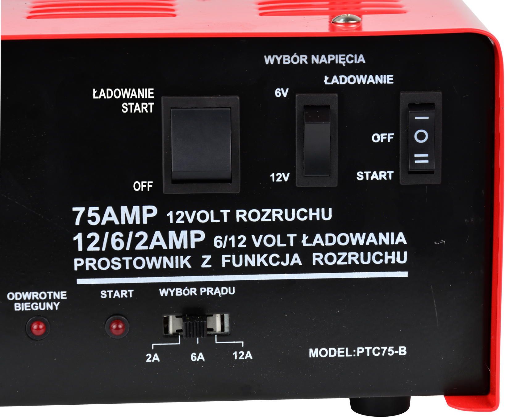 Karikues baterie makine GEKO, 120Ah, 6/12V, 75A