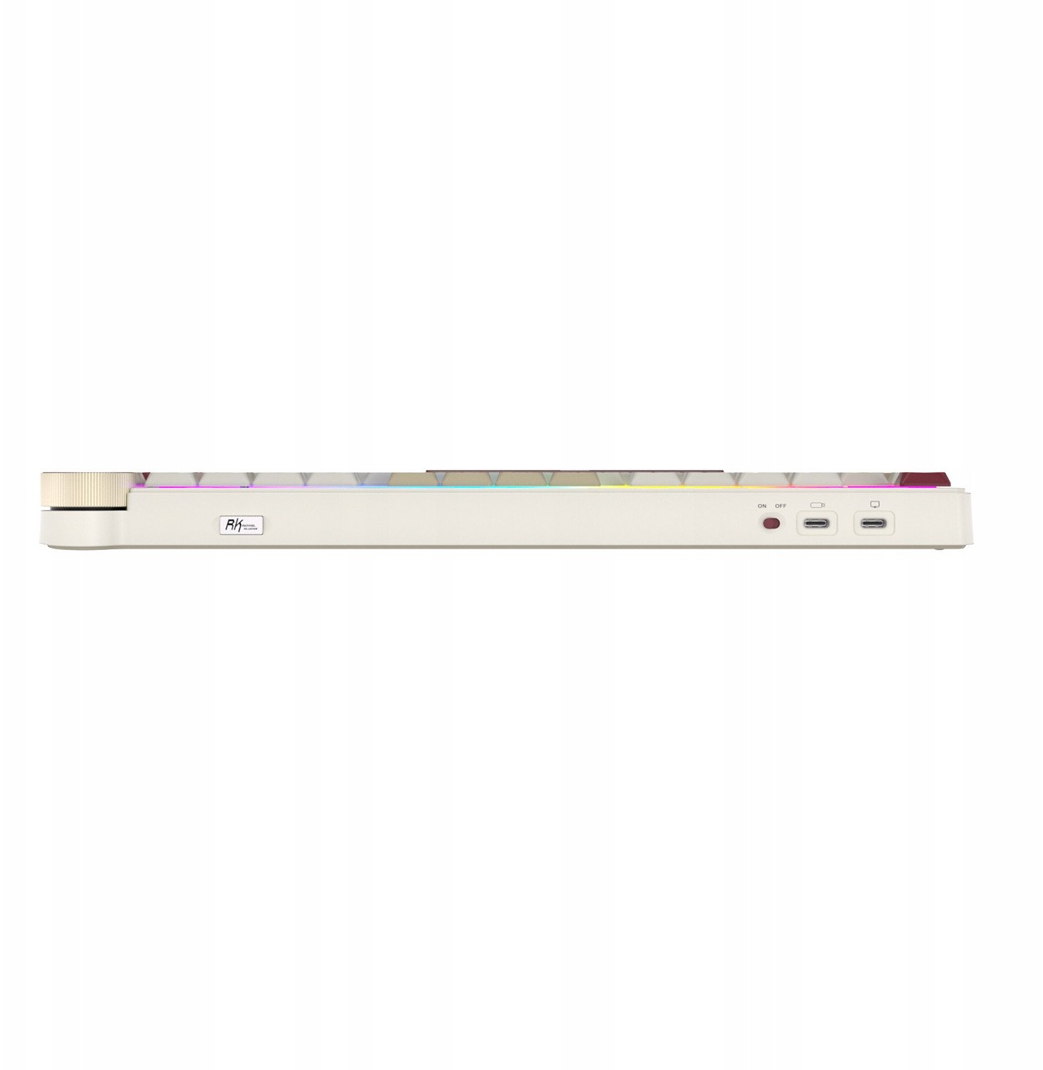 Tastierë gaming Royal Kludge RK N80, mekanike low profile, RGB, wireless 2.4G Bluetooth USB C