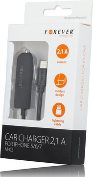 Karikues makine Forever Lightning, 2.1A, 1.2m, i zi