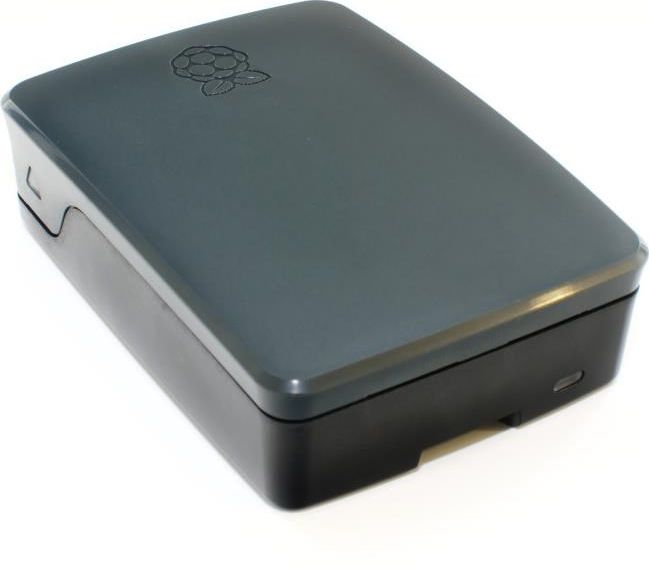 Kuti Raspberry Pi Case, për 4B RB-CASEP4+06B, e zezë