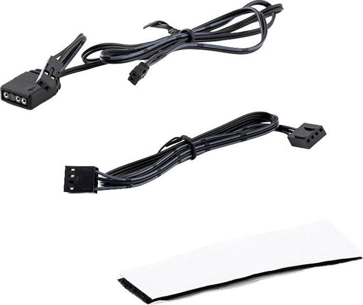 Kontrollues ventilatorësh Darkflash RC2, PWM RGB, ARGB 5V 3 pin, i zi