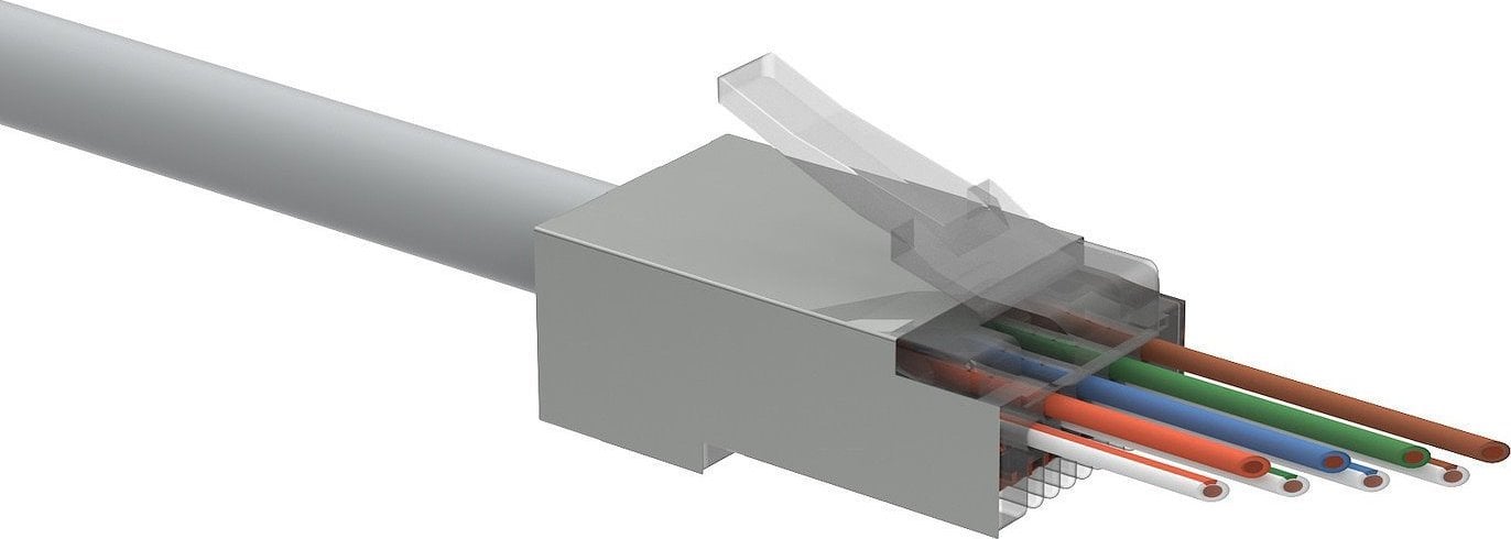 Мрежен конектор Solarix SXRJ45-5E-STP-EASY, RJ45, CAT5E STP, проѕирен