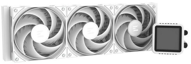 Sистем за водено ладење Zalman ALPHA2 DS A36, 360mm, LCD екран 2.7\", бел