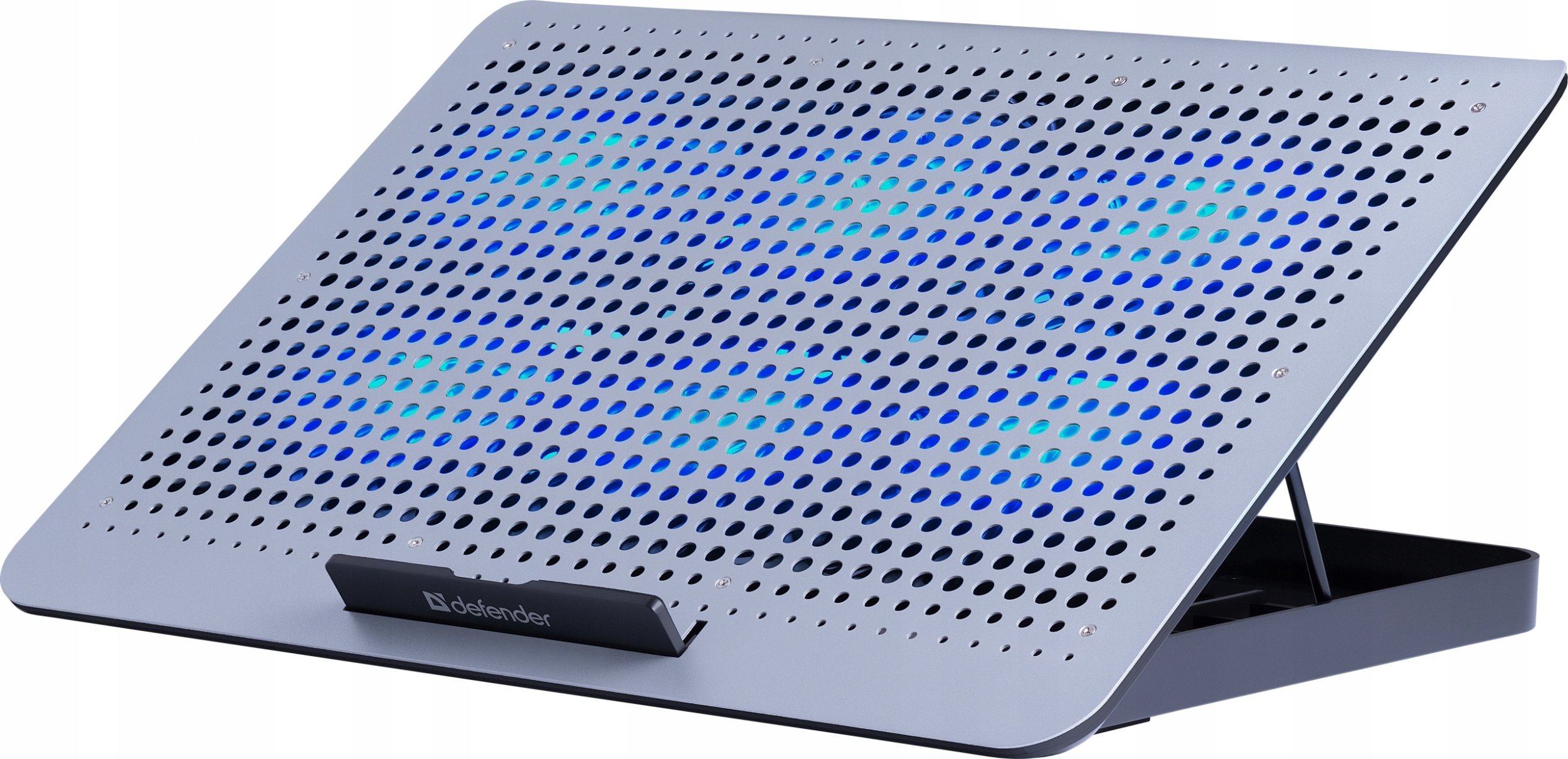 Ftohës laptopi NS-520, 6 ventilatorë, ndriçim LED, i zi