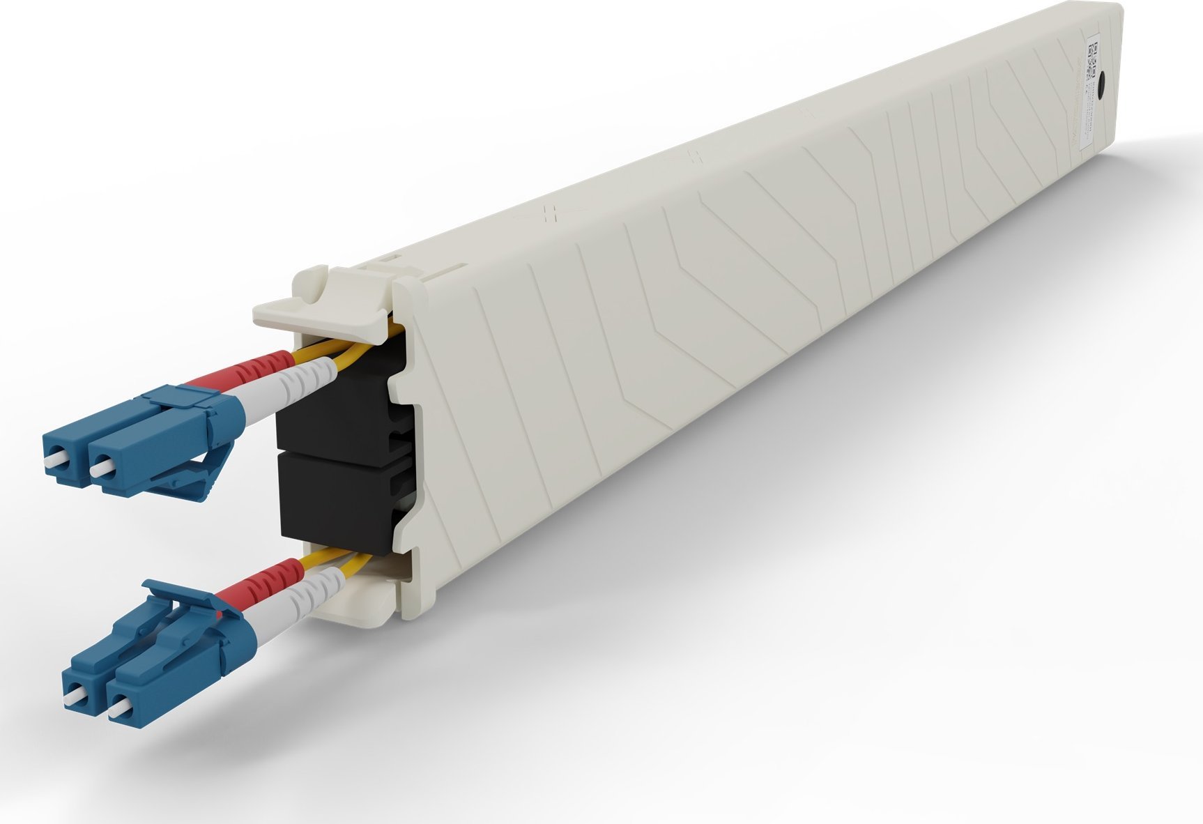 Kasetë fibër optike PATCHBOX One, 8RU, OS2 LC LC, e verdhë