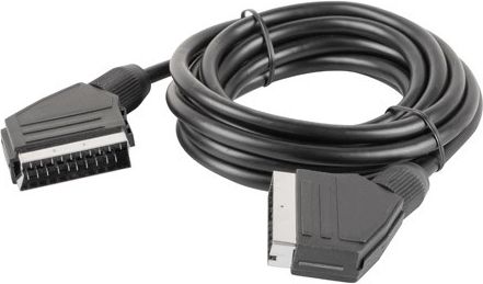 Kabllo Lanberg Scart - Scart, 1.8m, e zezë