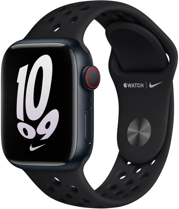 Apple Watch 41mm Nike Band, Black/Black Nike Sport Band
