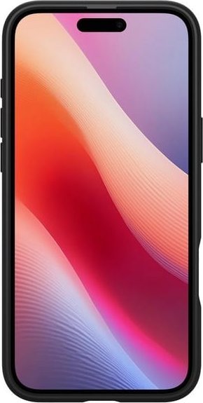 Mbulesë telefoni Spigen Ultra Hybrid për iPhone 16, transparente, kornizë matte e zezë