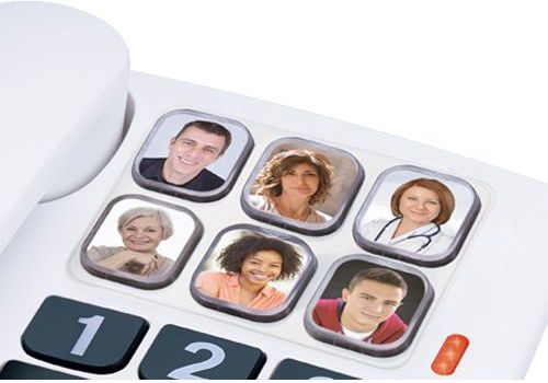 Telefon fiks Alcatel TMAX10, i bardhë