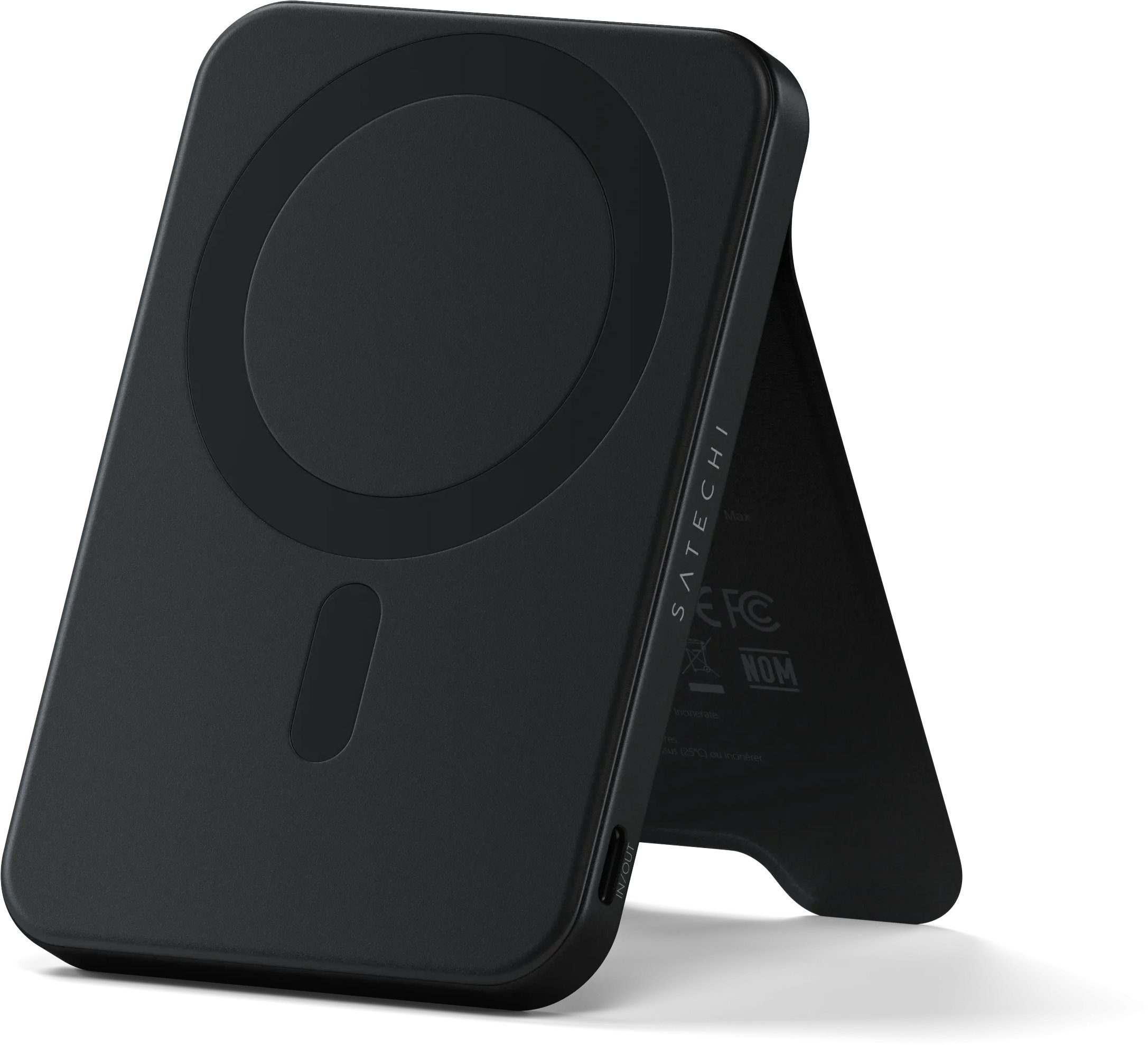 Power banka Satechi On-the-Go 5K, 5000mAh, безжично полнење, црна