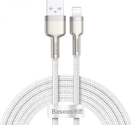 Kabllo Baseus CALJK-B02, USB-A në Lightning, 2m, e bardhë