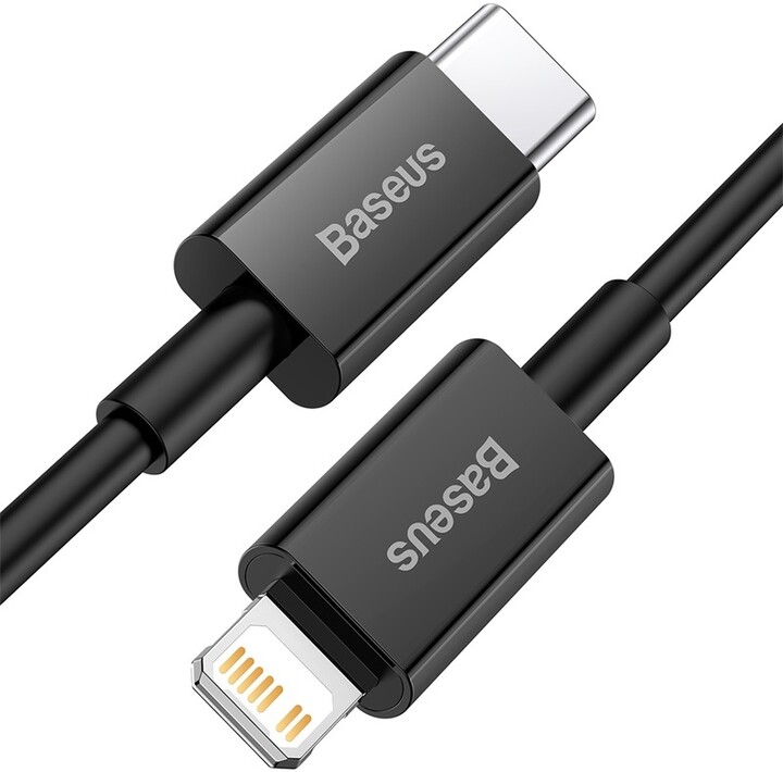 Kabllo BASEUS Superior Series USB-C - Lightning, 20W, 2m, e zezë