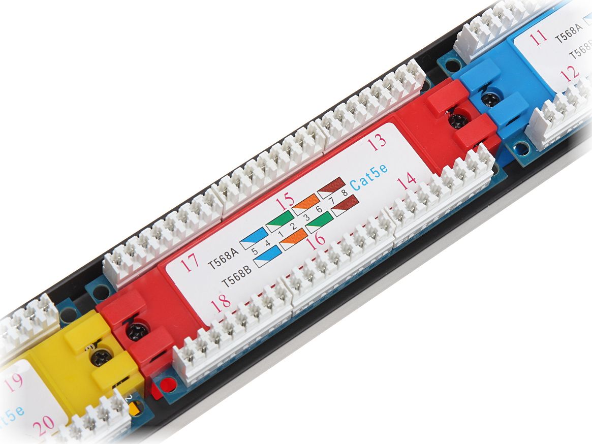 Patch panel Delta PP-24/RJ-KAT, 24x RJ-45, Cat 5e, i zi