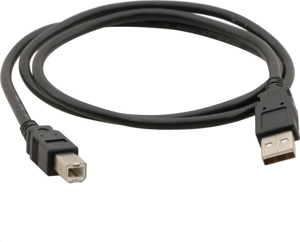 USB C-Tech USB-A - Kabllo USB-B 3m E zezë (CB-USB2AB-3-B)