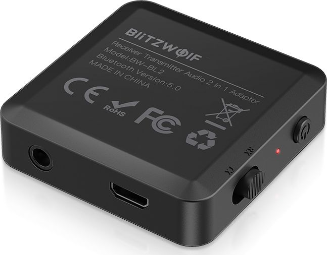 Adapter Bluetooth BlitzWolf BW-BL2, 3.5 mm AUX, Bluetooth 5.0, i zi