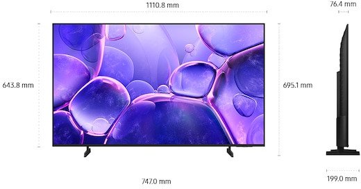 Televizor Samsung Crystal UHD Series U8072F UE50U8072F, 50", 4K, i zi 3