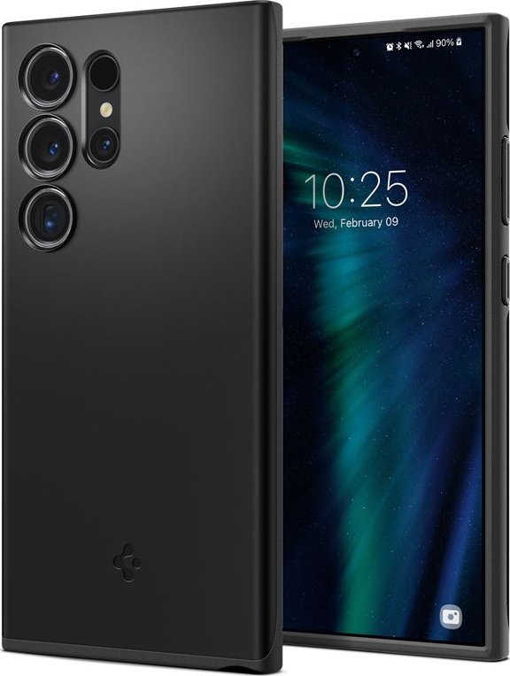 Këllëf telefoni Spigen Thin Fit, Samsung Galaxy S24 Ultra, i zi