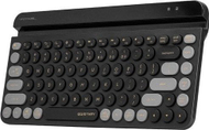 Tastierë A4Tech FStyler, wireless, US, e zezë dhe e hirtë