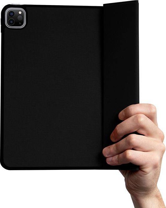 Mbulesë tablet Crong FlexFolio për iPad Pro 11" 2022 2021 dhe iPad Air 10.9" 4 5 Gen, me funksion Apple Pencil, e zezë