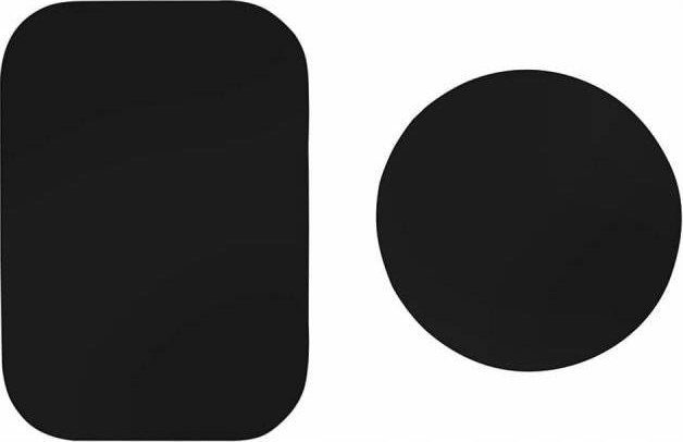 Универзални плочки за магнетен држач, сет, црни